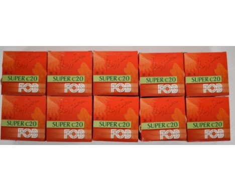 Two-hundred-and-fifty FOB Super 20 Passion 20 bore shotgun cartridges, in original delivery box.&nbsp;&nbsp;PLEASE NOTE THAT 