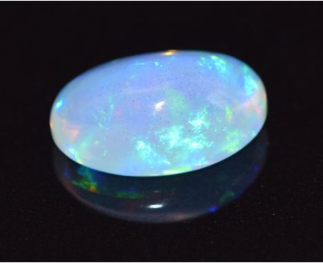 A loose oval opal cabochon measuring 3.45ct