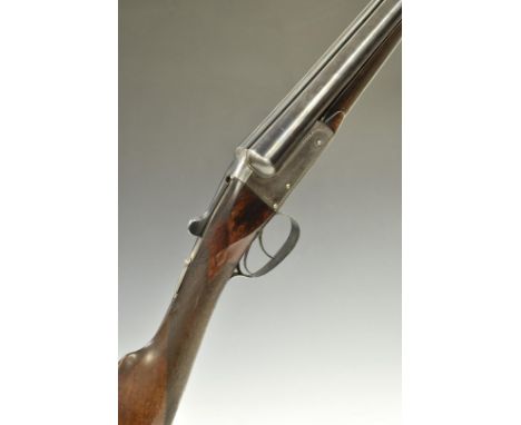 Charles Rosson &amp; Son 12 bore side by side ejector shotgun with named lock, border engraved lock, trigger guard, underside