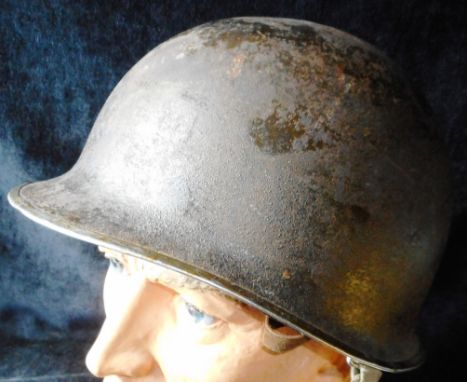 U.S. Army helmet. WWII period, with insert. Good condition.