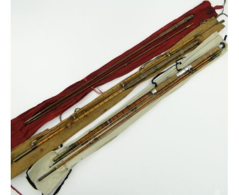 3 Vintage fishing rods.