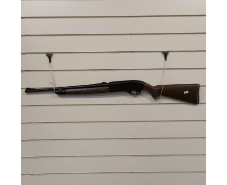 A Crosman model 766 .177 calibre pump-up repeater air rifle, under-barrel pump action, serial no. 880049563, overall length 9