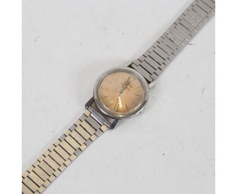 ETERNA - a Vintage stainless steel Eterna-Matic mechanical chronometer wristwatch, case width 35mm, working order 