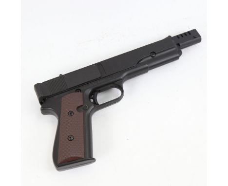 A Sports Marketing model G1015 .177 calibre repeater air pistol, serial no. 95008279, overall length 26cm 