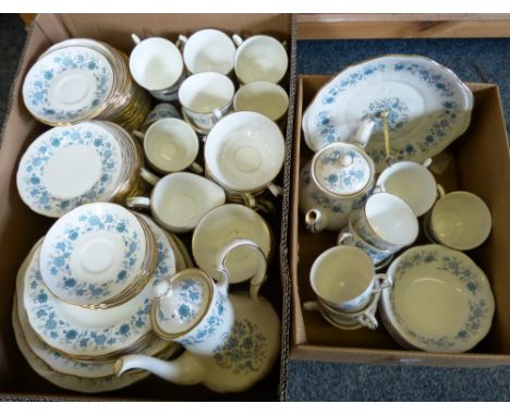 A Colclough Raganza pattern bone china tea and dinner service, to include a coffee pot and a tea pot
