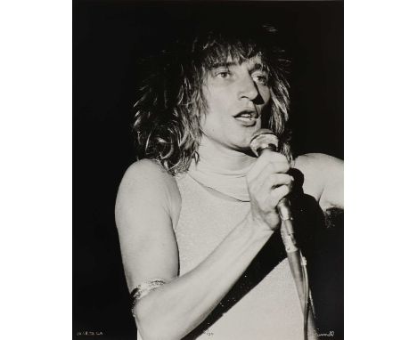 Ed Finnell (American, b.1956) 'Rod Stewart - Faces, Ooh La La Tour'Hollywood Palladium, 18 October 1973gelatin silver print o