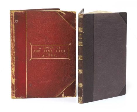 ALKEN, Henry: 1- A touch at The Fine Arts: illustrated by twelve (Hand coloured) plates, with descriptions. L, Thomas M'Lean,