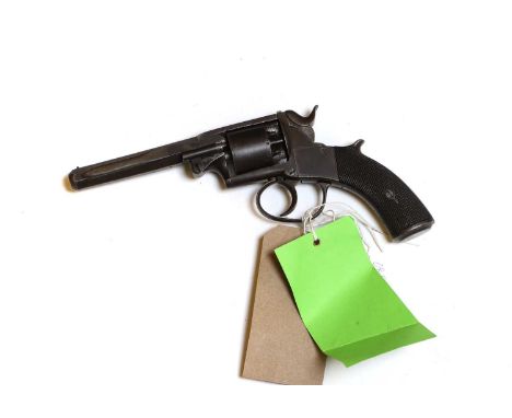 A .38 calibre percussion revolver  English, patent 38141,  five shot, double action, 12.5cm barrelProvenance : from the estat