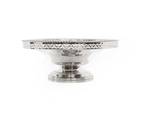 A silver serving bowl by Adie Brothers Ltd, 1936,In a presentation case,20cm diameter,9.7ozt