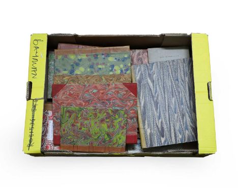 Binding: a collection of 18 leather bound volumes of Book Auction catalogues, etc. (18)