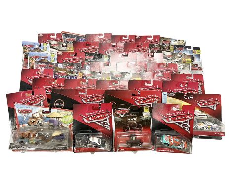 Disney Pixar 'Cars' - forty-four Mattel carded die-cast models; all in unopened blister packs (44)Condition Report:All virtua