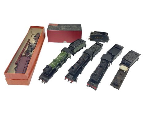 '00' gauge - MPD MR/LMS 1F 0-6-0 Johnson tank engine kit; boxed with instructions; another partially constructed kit locomoti