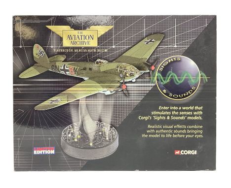 Corgi Aviation Archive limited edition 1:72 scale model AA33709 Sights &amp; Sounds Heinkel He111H Luftwaffe Vannef France 19