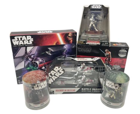 Star Wars - The Force Awakens First Order Special Forces TIE Fighter; The Black Series Centrepiece of Luke Skywalker; Revenge