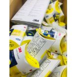 Box of 100 Pairs of 3M Ear Plugs EX-01-001 Work Safety Equipment RRP £95.99