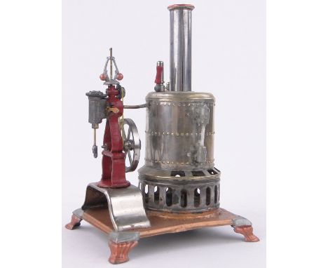 An American Weedon live steam powered stationary engine,early 20th century, height 9".