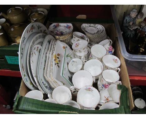 Royal Albert Part Tea Services, to incude patterns 'Brigadoon' and 'Winsome', together with Hammersley tea cups and various s