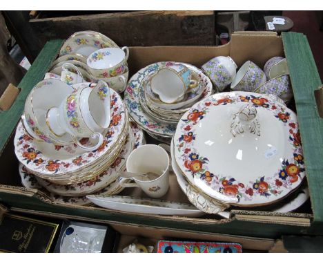 Cauldon 'Majestic' Dinner Ware, of twenty pieces, Booth's R Standard, Derby, Conttinental ceramics:- One Box.