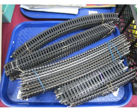Hornby Lima 'OO' Gauge Straights and Curved Track, approximately sixty-one pieces:- One Tray