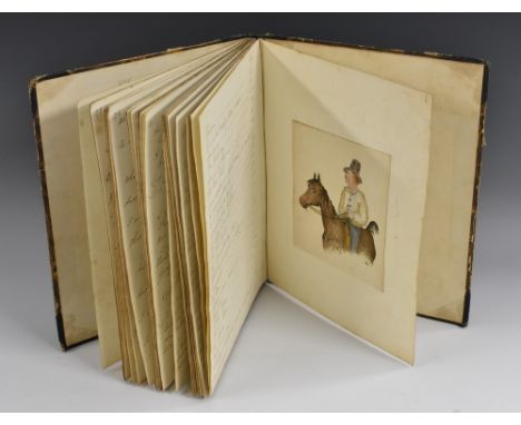 An early 19th century commonplace book, compiled by C. Dove, inscribed pastedown, pp: [ii], 1-81, [18, including an inscribed