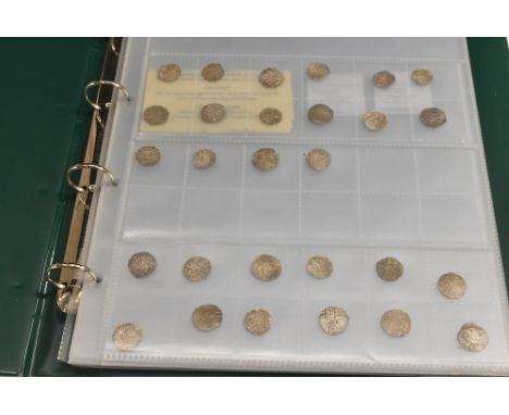 Coins, Byzantine, a collection of 28 hammered silver coins 16/17mm dia. each c.0.6 gr,, Medieval near east highly bearing mut