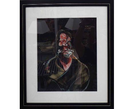 FRANCIS BACON, 'Portrait of Isabel Rawsthorne', 1966, lithograph, printed by Maeght, 29cm x 24cm, glazed and framed.