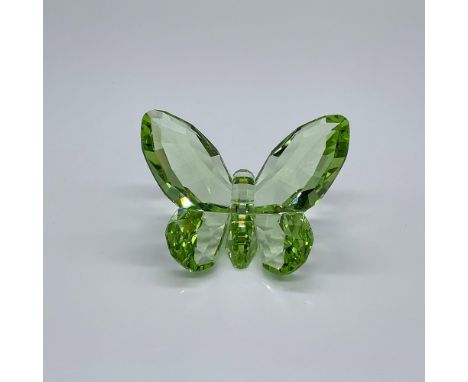 Part of the In The Secret Garden, and the Crystal Moments collections. A beautiful light green faceted crystal butterfly. Swa