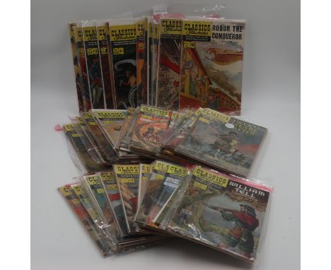 Classics Illustrated UK comics 101-200 no doubles 46 comics. UK P&amp;P Group 3 (£30+VAT for the first lot and £8+VAT for sub