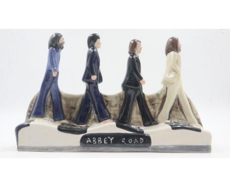 Beatles Abbey Road ceramic figure group, no cracks or chips. UK P&amp;P Group 1 (£16+VAT for the first lot and £2+VAT for sub