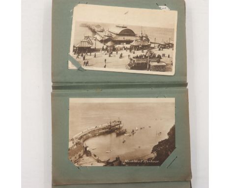 Book of vintage assorted postcards and photographs. UK P&amp;P Group 2 (£20+VAT for the first lot and £4+VAT for subsequent l