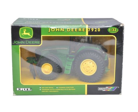 Britains (2007) 1/32 Farm Model issue comprising No. 15525 John Deere 7920 Tractor. Excellent. Box is good. 