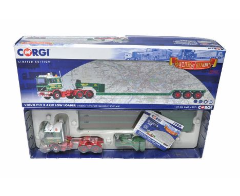 Corgi Diecast Model Truck issue comprising No. CC15507 Volvo F12 Low Loader in the livery of Cadzow. Looks to be good without