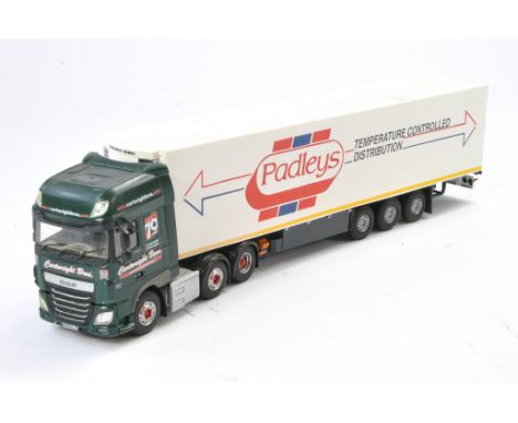 Bespoke 1/50 code 3 / custom exclusive model truck issue (from The Alan Marshall collection) comprising DAF Fridge Trailer in