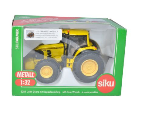 Siku Code 3 1/32 Farm Model issue comprising John Deere 7430 Tractor. Yellow Variation by 1/32 Farming Models. Excellent in b