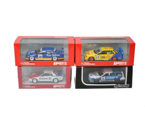 A trio of Biante diecast model cars comprising Ford EB Falcon 1993 Touring Car Championship Winner - Glenn Seton, Nissan Skyl