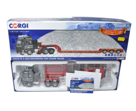 Corgi Diecast Model Truck issue comprising No. CC14041 Volvo Low Loader in the livery of S A Smith. Looks to be excellent and