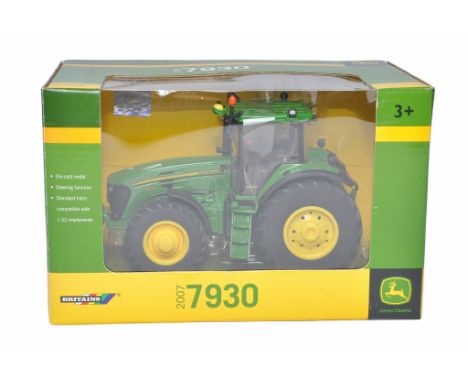 Britains (2007) 1/32 Farm Model issue comprising No. 42266 John Deere 7930 Tractor. Excellent and secure in box. Box is excel