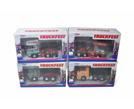 Corgi diecast model truck issues comprising four boxed Truckfest Limited Edition models. Look to be good but not checked for 