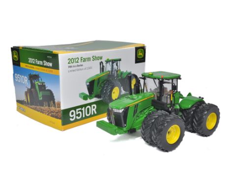 Ertl 1/32 Farm Model issue comprising No. 45375A John Deere 9510R Tractor. 2012 Farm Show Edition. Limited to 2000. Excellent