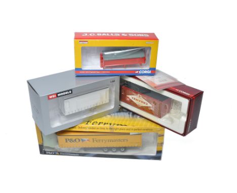 Corgi and WSI Diecast Model truck issues comprising assorted incomplete models (for spares only) with boxes. 