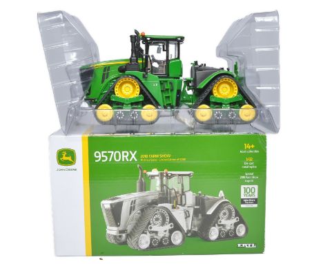 Ertl 1/32 Farm Model issue comprising no. 45665A John Deere 9570RX Tractor. 2018 Farm Show Limited Edition - Green Chase Vari