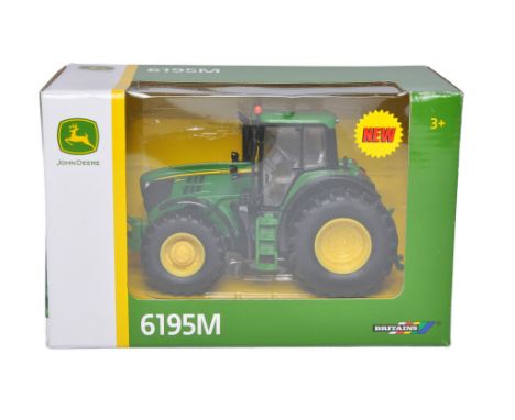 Britains 1/32 Farm Model issue comprising No. 43150A1 John Deere 6195M Tractor. Excellent and secured in box. Box is excellen