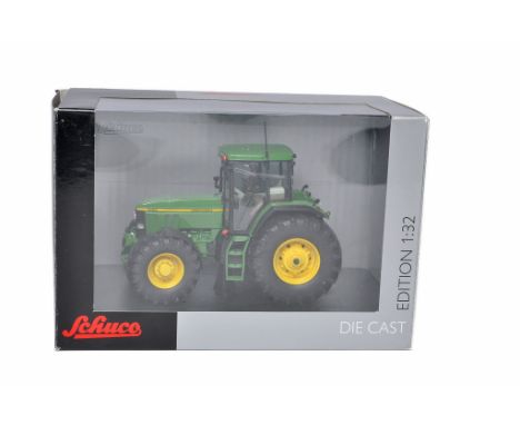Schuco 1/32 Farm Model issue comprising John Deere 7810 Tractor. Excellent in box. Box is very good to excellent. 