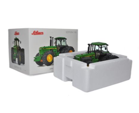 Schuco 1/32 Farm Model issue comprising John Deere 4850 Dual Rear Wheel Tractor. Excellent in box. Box is excellent. 