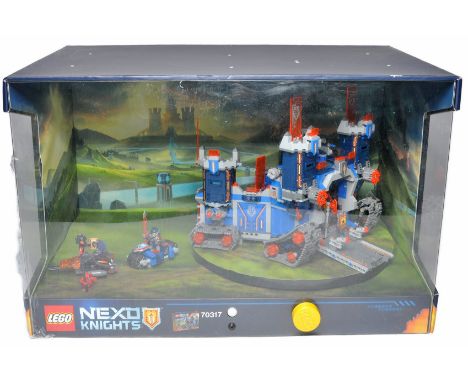 Very Large Lego Original Shop display box for Nexo Knights No. 70317 'The Fortrex'. Interactive display is in working order w