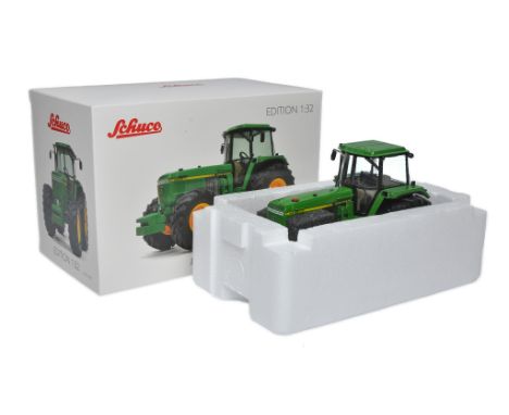 Schuco 1/32 Farm Model issue comprising John Deere 4955 Tractor. Very good to excellent in box, one mirror loose in box but n