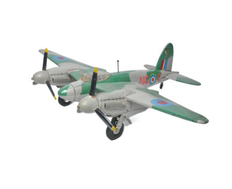 Approx 1/32 Model of a De Havilland Mosquito, wooden construction and hand painted as shown. 