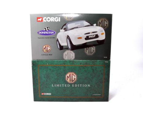 Corgi 1/18 diecast model car issue comprising No. 95105 MGF. Looks to be excellent in box. Box is very good. PLUS Corgi 1/18 