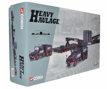 Corgi diecast model truck issue comprising No. 18005 Scammell Contractor Heavy Haulage Set in the livery of Pickfords. Looks 
