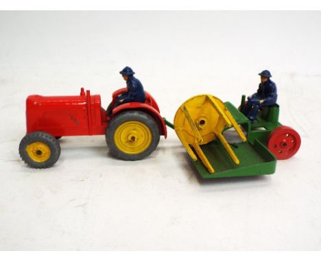 Charbens No.19 tractor and reaper with two drivers 